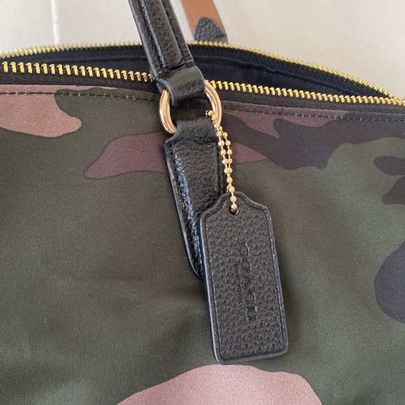 Coach Nylon and Leather Tote - Picture 4 of 7